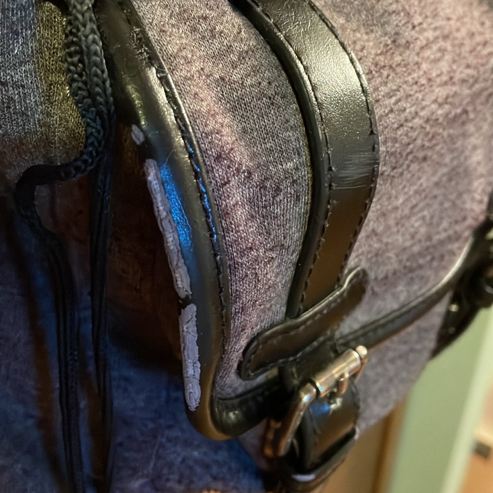 Steve Madden grey and black backpack. - Picture 4 of 8